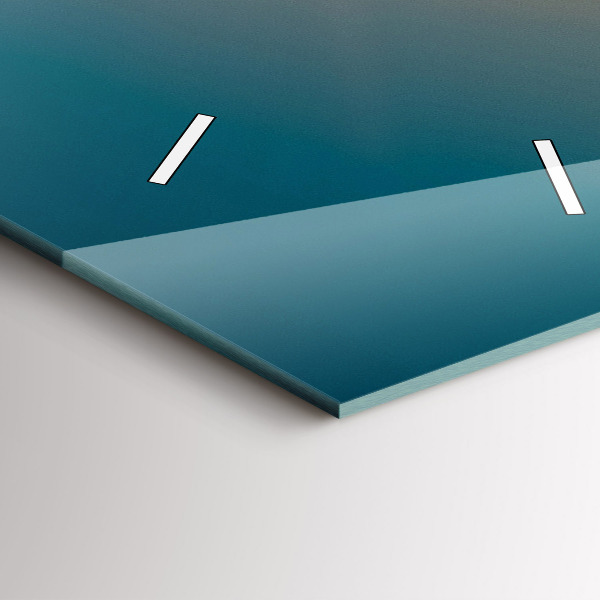 Horloge murale verticale Paysage au lever du soleil