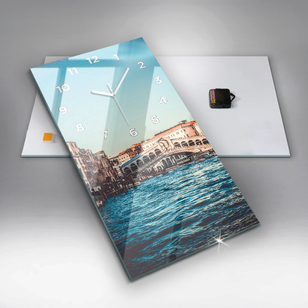 Horloge murale verticale Pont du Rialto à Venise