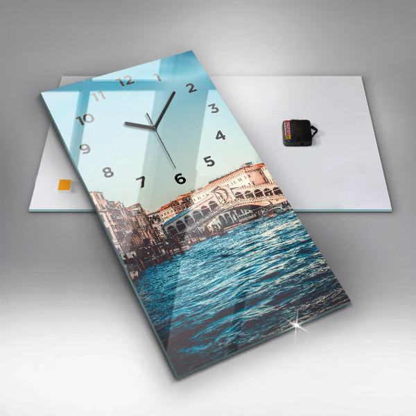 Horloge murale verticale Pont du Rialto à Venise