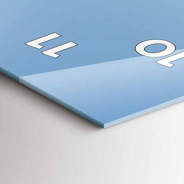 Horloge murale verticale La Route 66 aux États-Unis