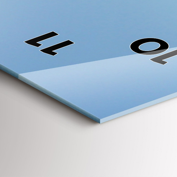 Horloge murale verticale La Route 66 aux États-Unis