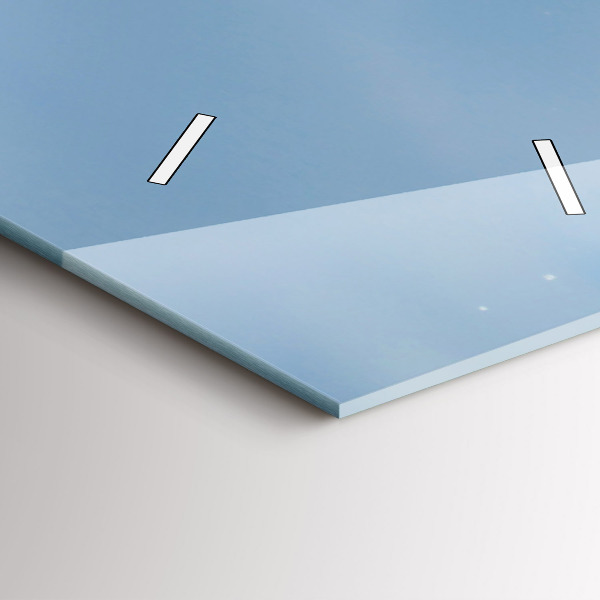 Horloge murale verticale Photographie des vagues de la mer