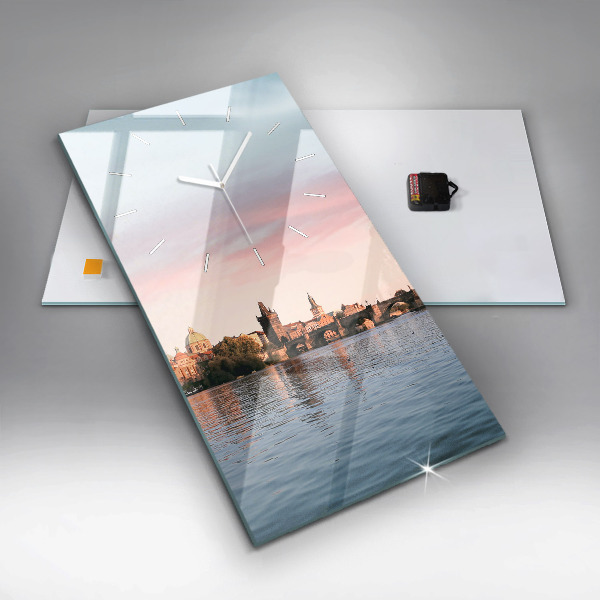 Horloge murale verticale Pont Charles à Prague