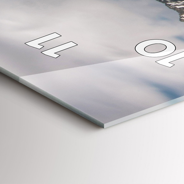 Horloge murale verticale Hautes Tatras en Slovaquie