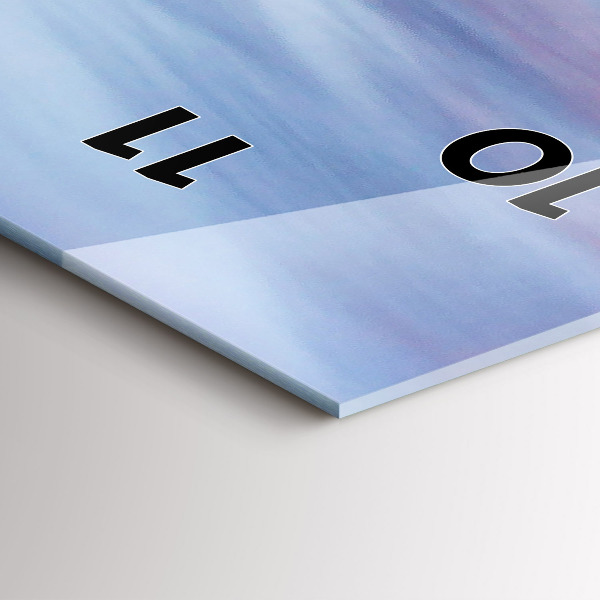 Horloge murale verticale Chalet à la montagne