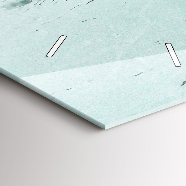 Horloge murale verticale Londres pluvieuse