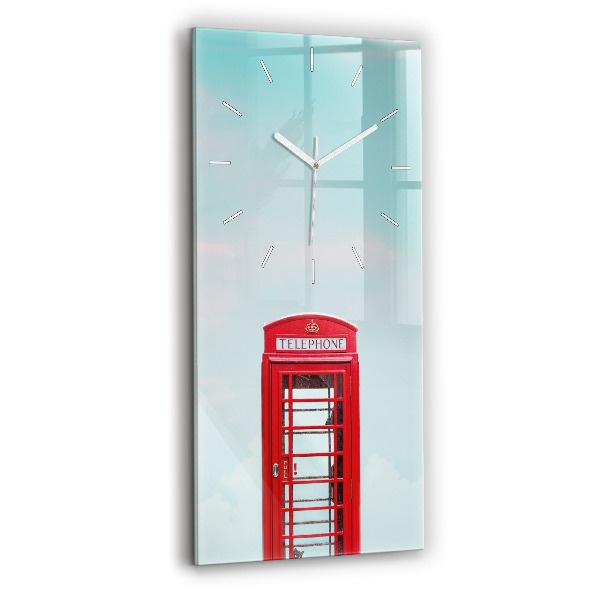 Horloge murale verticale Téléphone public