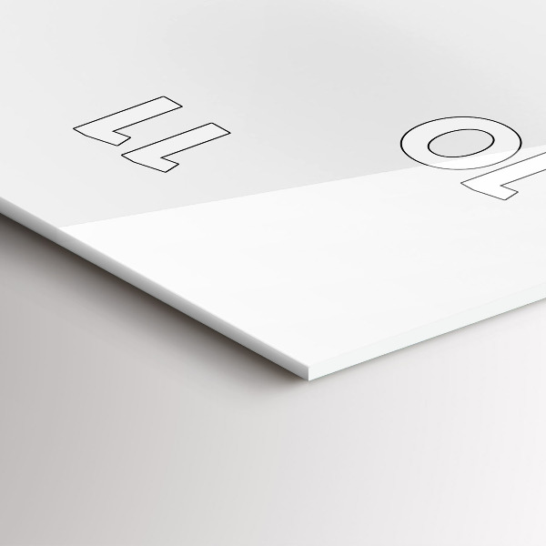 Horloge murale verticale Panorama de la ville