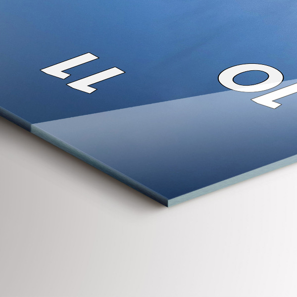 Horloge murale verticale Photo de Chicago