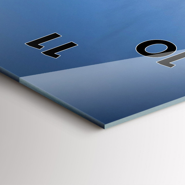 Horloge murale verticale Photo de Chicago