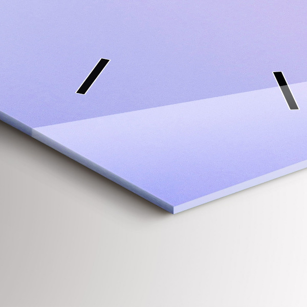 Horloge murale verticale Vue des gratte-ciels des États-Unis