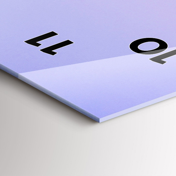 Horloge murale verticale Vue des gratte-ciels des États-Unis