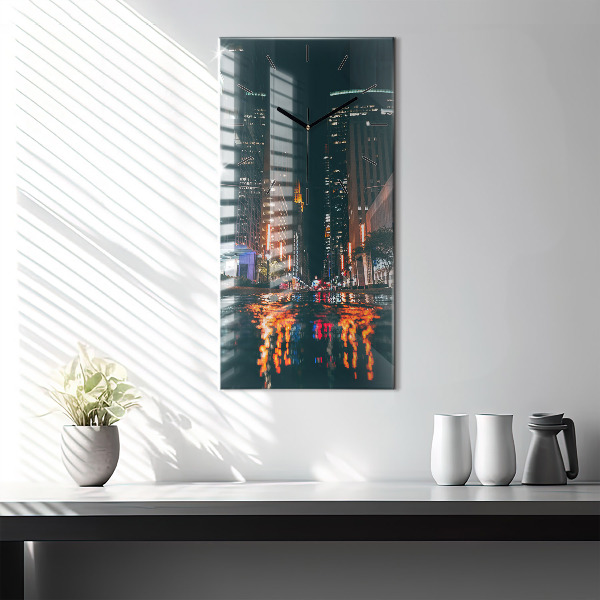 Horloge murale verticale Hilton Houston