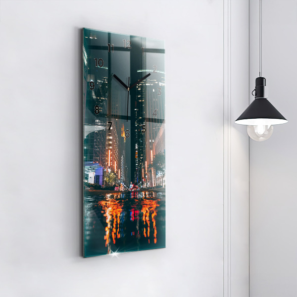 Horloge murale verticale Hilton Houston