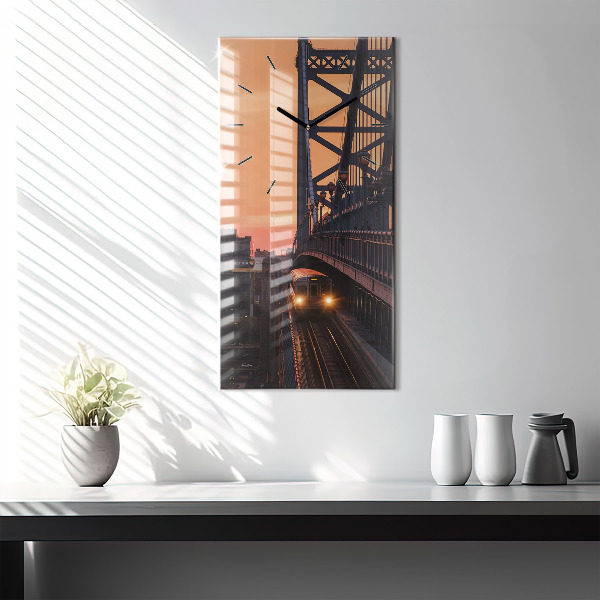 Horloge murale verticale Pont Benjamin Franklin