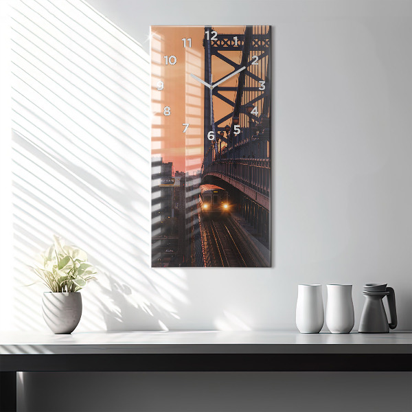 Horloge murale verticale Pont Benjamin Franklin