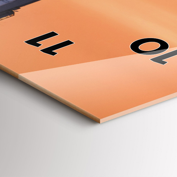 Horloge murale verticale Pont Benjamin Franklin