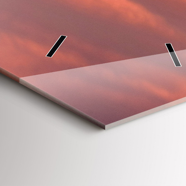 Horloge murale verticale Horizon de la ville de Philadelphie