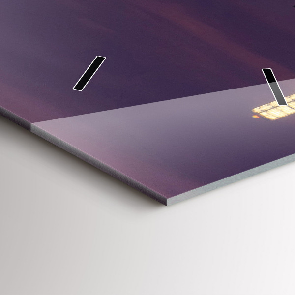 Horloge murale verticale Horizon de la ville de Philadelphie