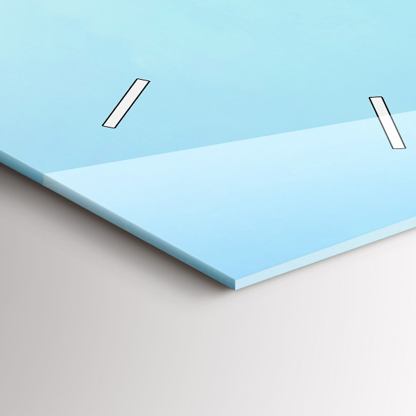 Horloge murale verticale Lac avec montagnes