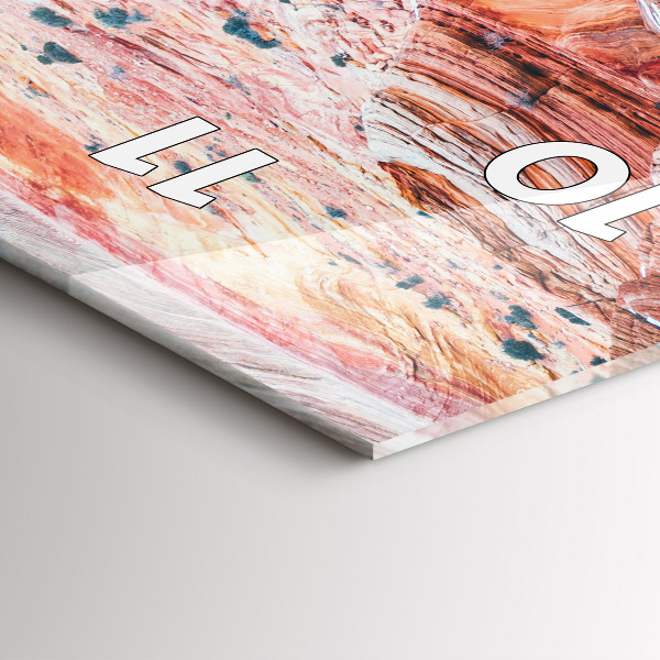 Horloge murale verticale Le pittoresque Grand Canyon