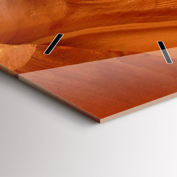 Horloge murale verticale Canyon du désert