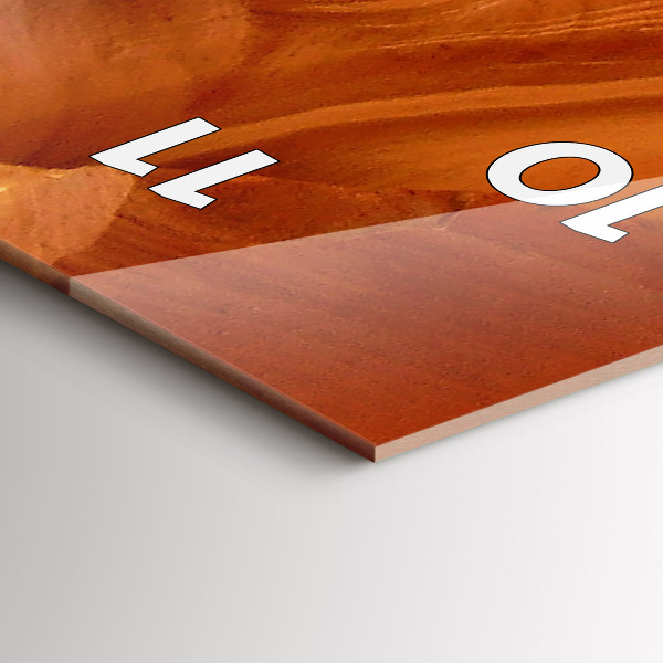 Horloge murale verticale Canyon du désert