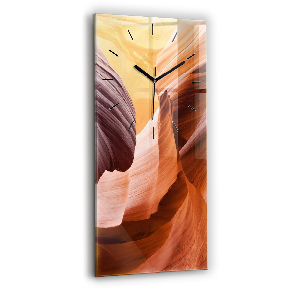 Horloge murale verticale Antelope Canyon
