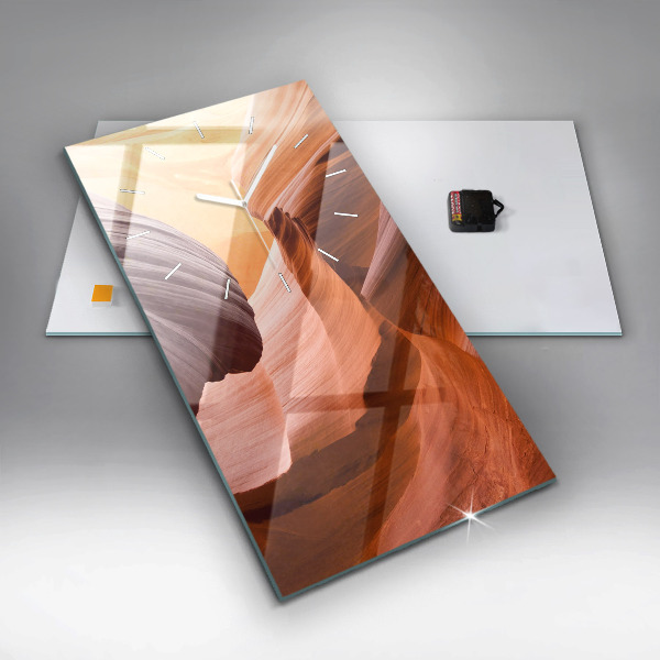 Horloge murale verticale Antelope Canyon