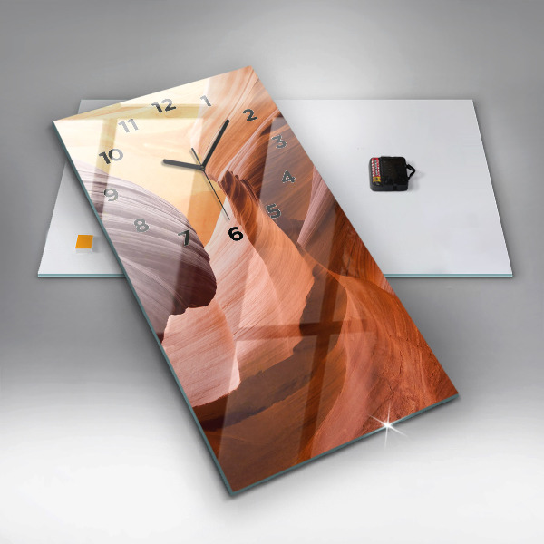 Horloge murale verticale Antelope Canyon
