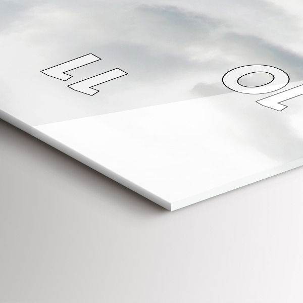 Horloge murale verticale La mer à Hawaï