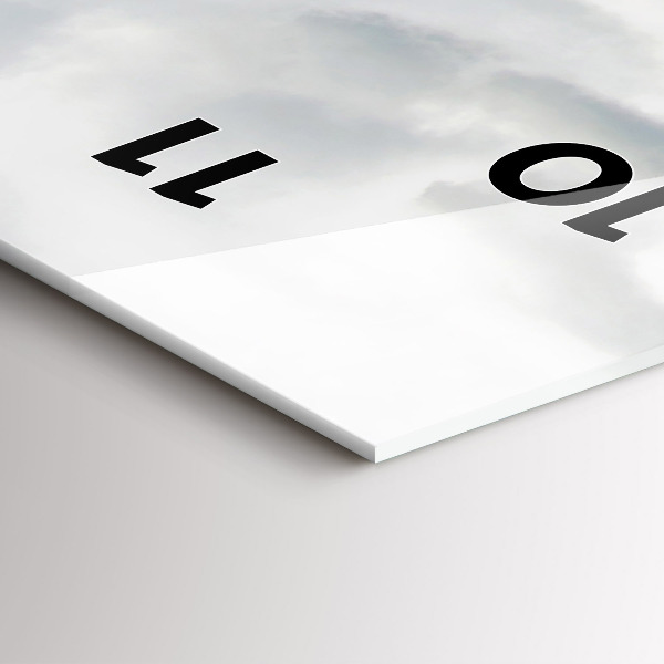 Horloge murale verticale La mer à Hawaï