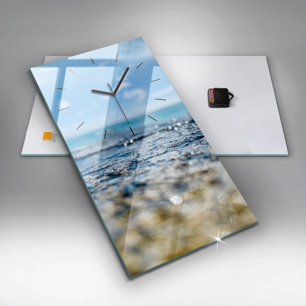 Horloge murale verticale Photographie aquatique