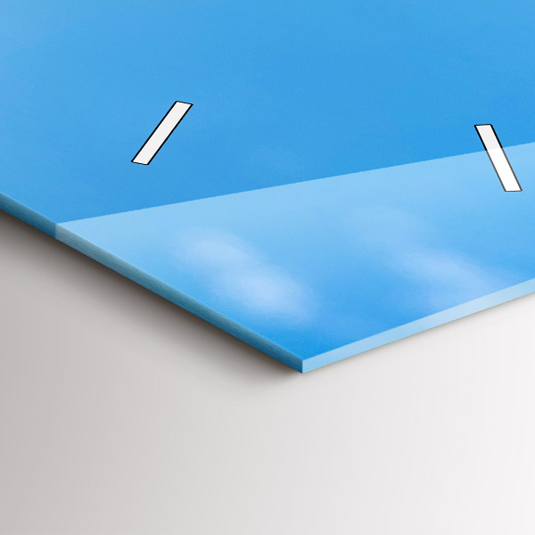 Horloge murale verticale Photographie aquatique