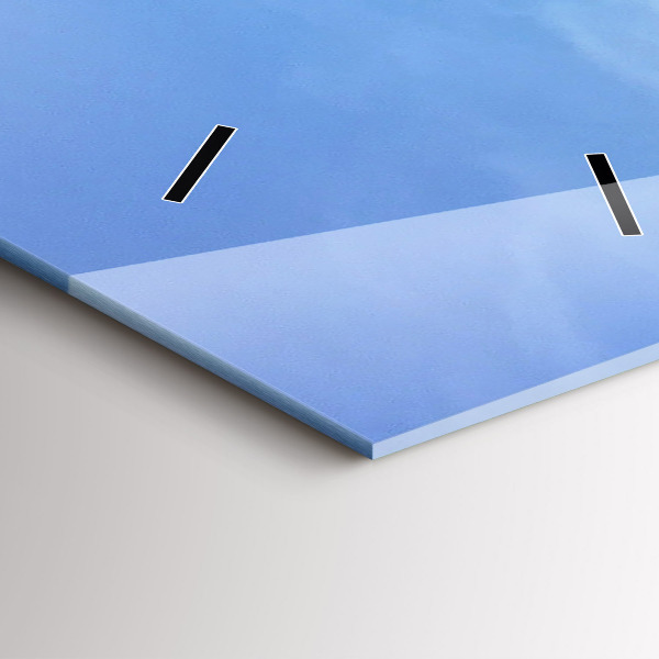 Horloge murale verticale Vue sur la mer