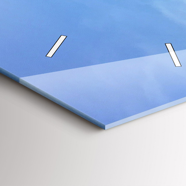 Horloge murale verticale Vue sur la mer