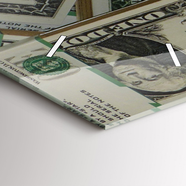 Horloge murale verticale 1 dollar américain