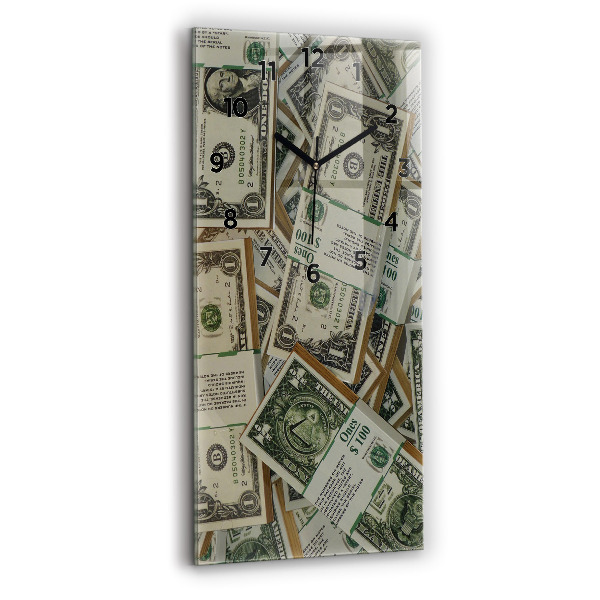 Horloge murale verticale 1 dollar américain