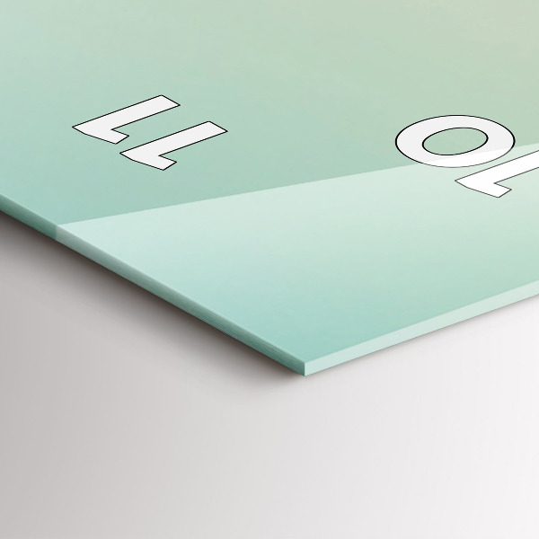 Horloge murale verticale Palmiers à Malibu