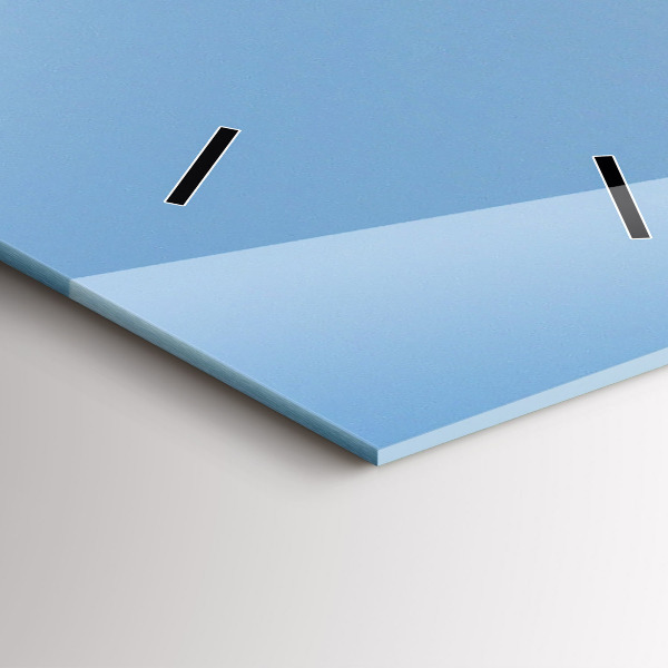 Horloge murale verticale 'Un bateau flottant sur l''océan'