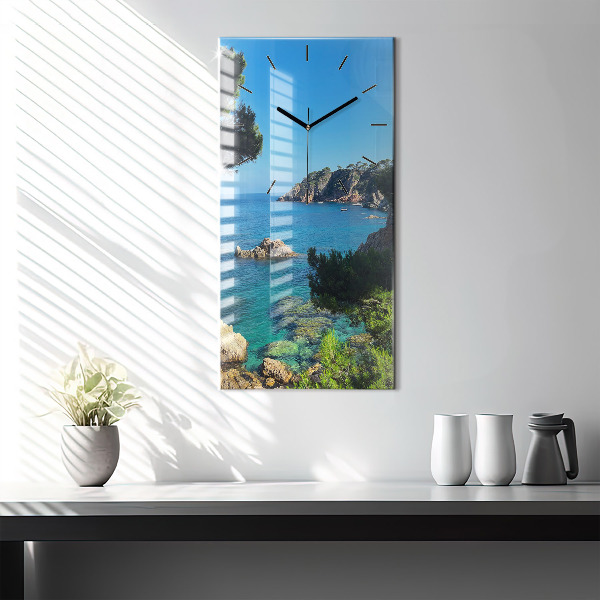 Horloge murale verticale Costa Brava