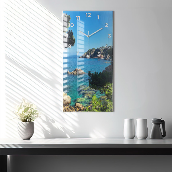 Horloge murale verticale Costa Brava