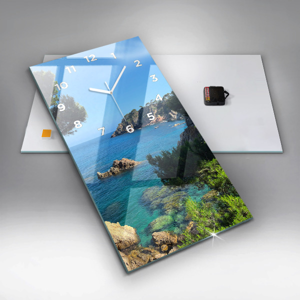 Horloge murale verticale Costa Brava