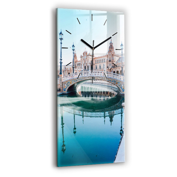 Horloge murale verticale 'Place d''Espagne à Séville'