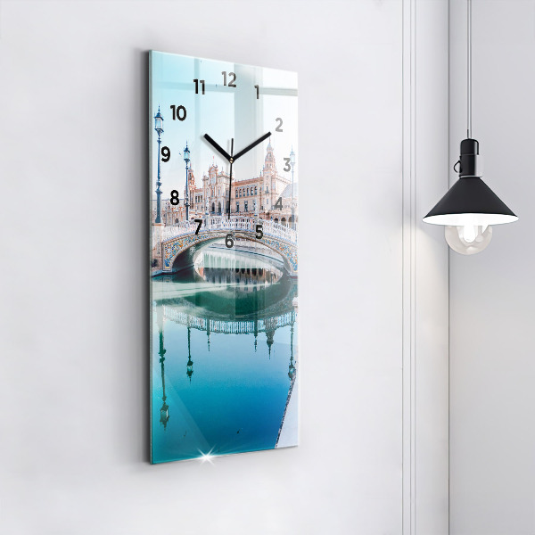Horloge murale verticale 'Place d''Espagne à Séville'