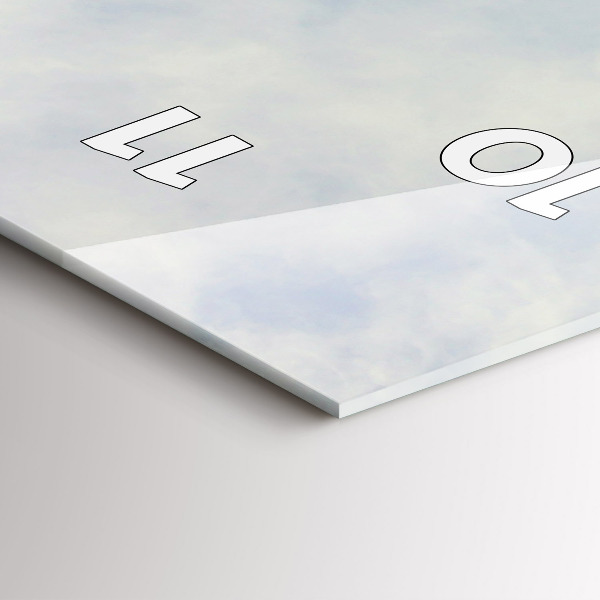 Horloge murale verticale Point de vue à Séville