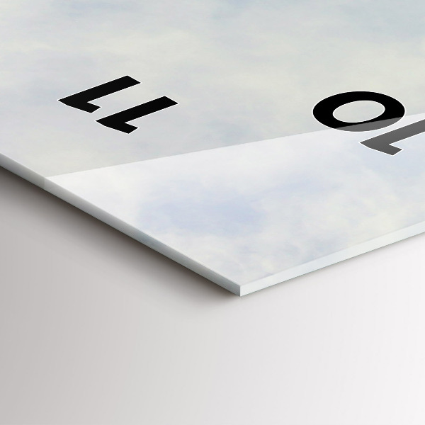 Horloge murale verticale Point de vue à Séville