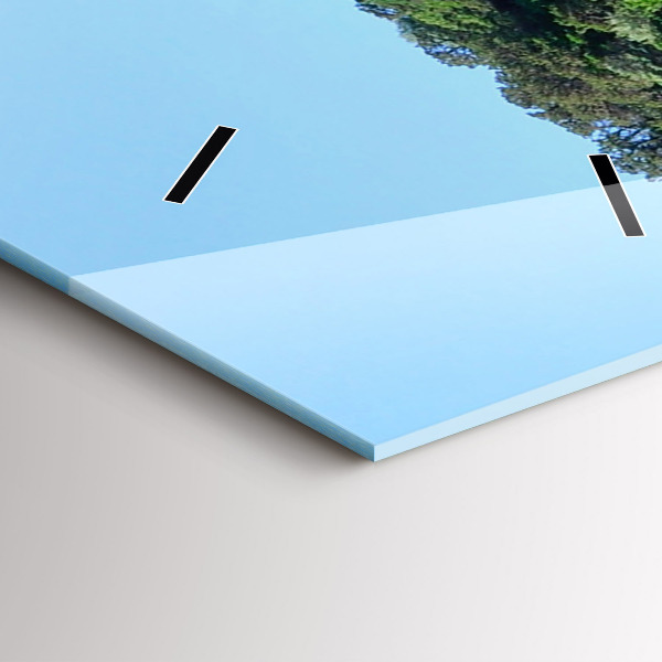 Horloge murale verticale Grotte sous-marine