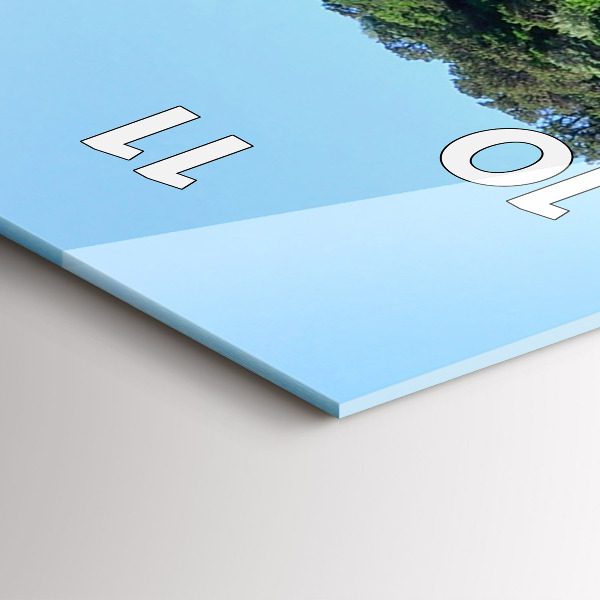 Horloge murale verticale Grotte sous-marine