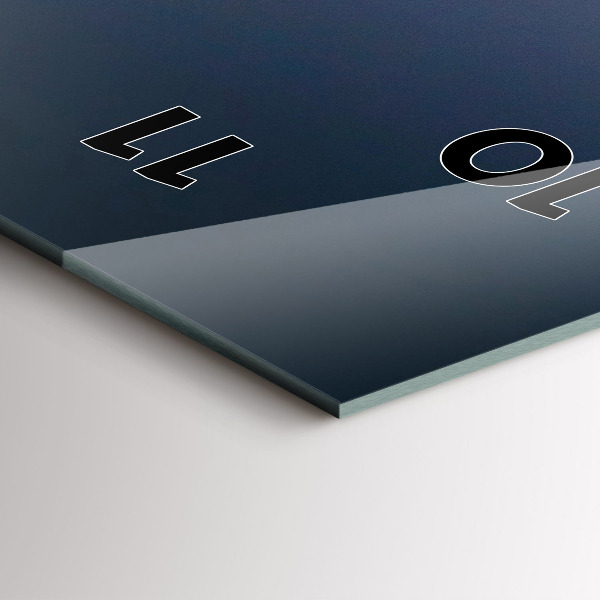 Horloge murale verticale Temple à Bangkok